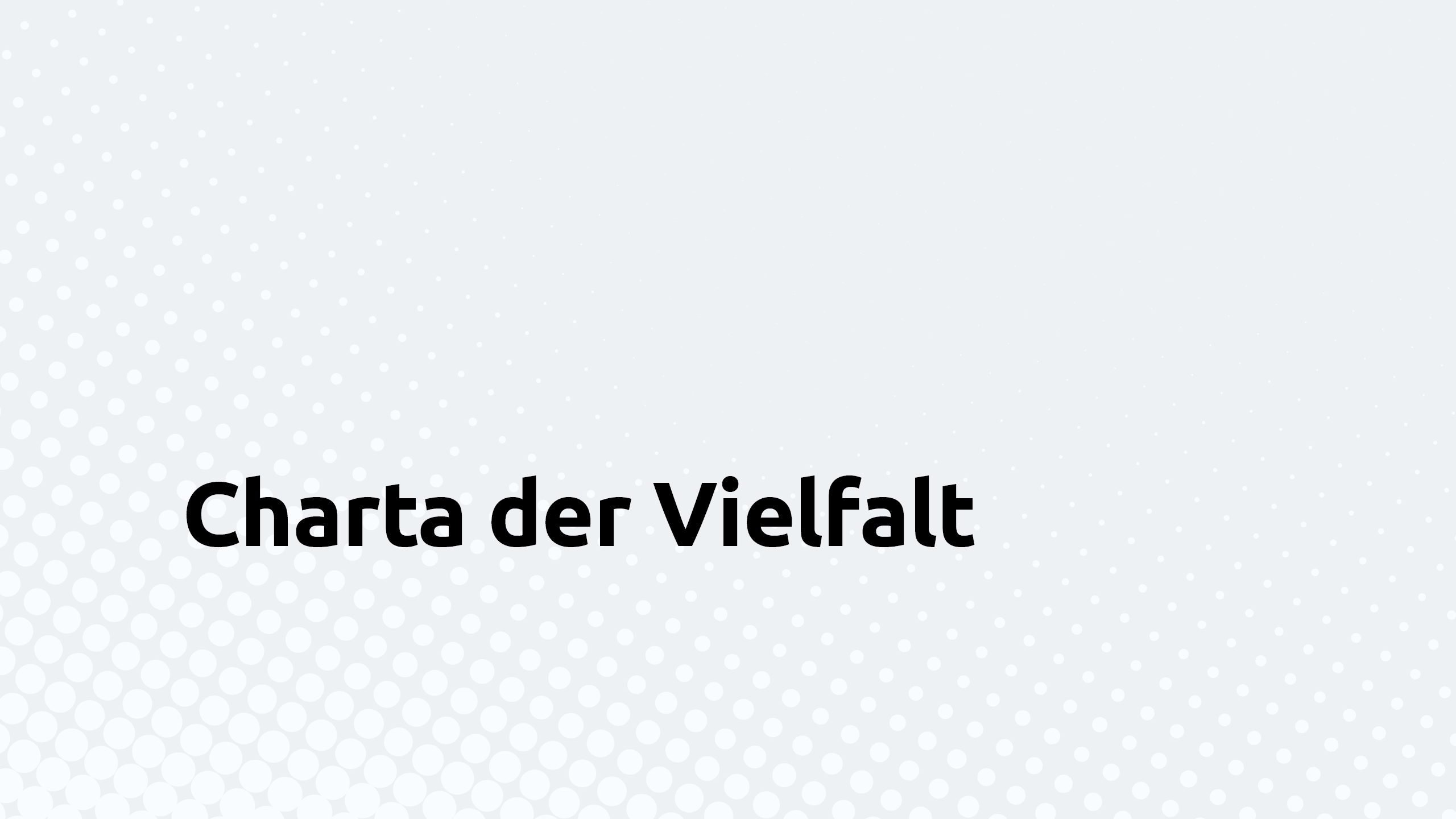 Hintergrund mit grauen Punkten und dem Text