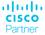 Logo des Cisco Partners, bestehend aus dem Schriftzug 