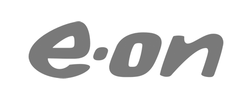 Das Logo von Prego Services, ein IT- und Serviceprovider für Energieversorgungsunternehmen, dargestellt in Graustufen.