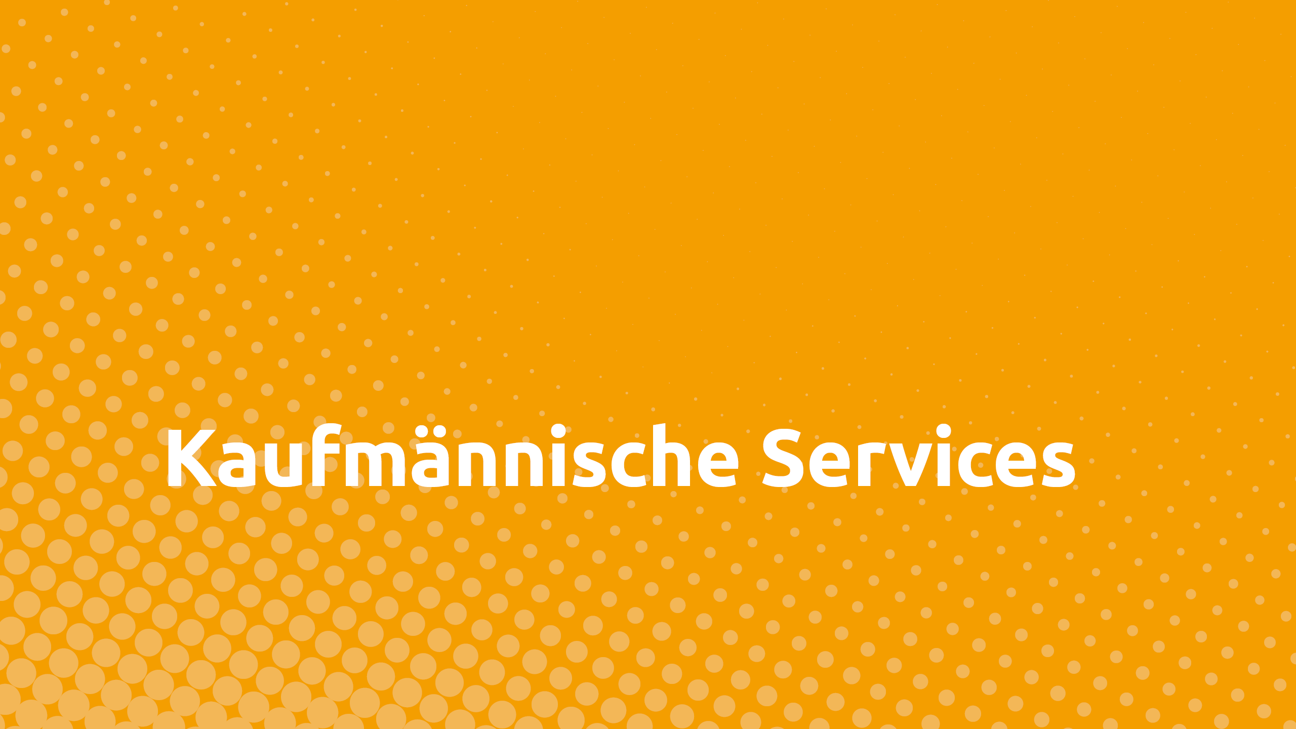 Grafischer Hintergrund in Orange mit weißen Punkten, darauf steht der Text 