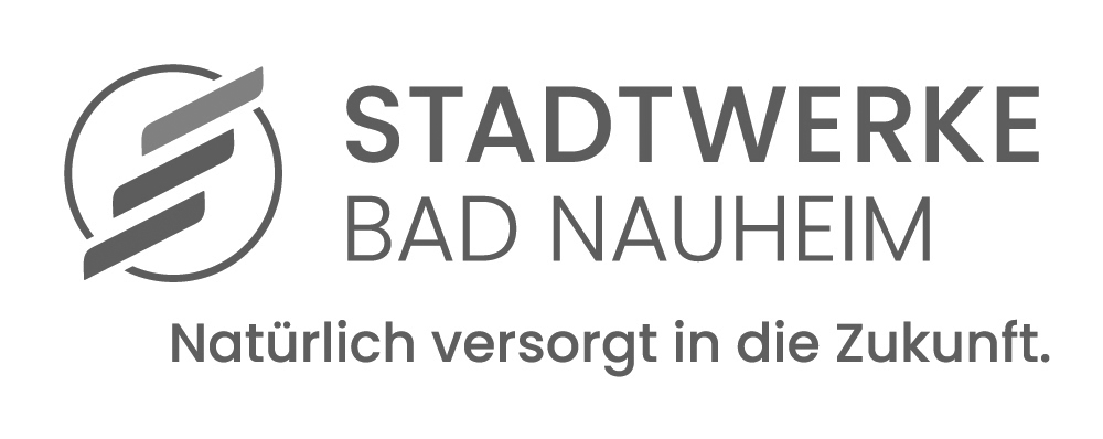 Logo der Stadtwerke Bad Nauheim mit dem Slogan 