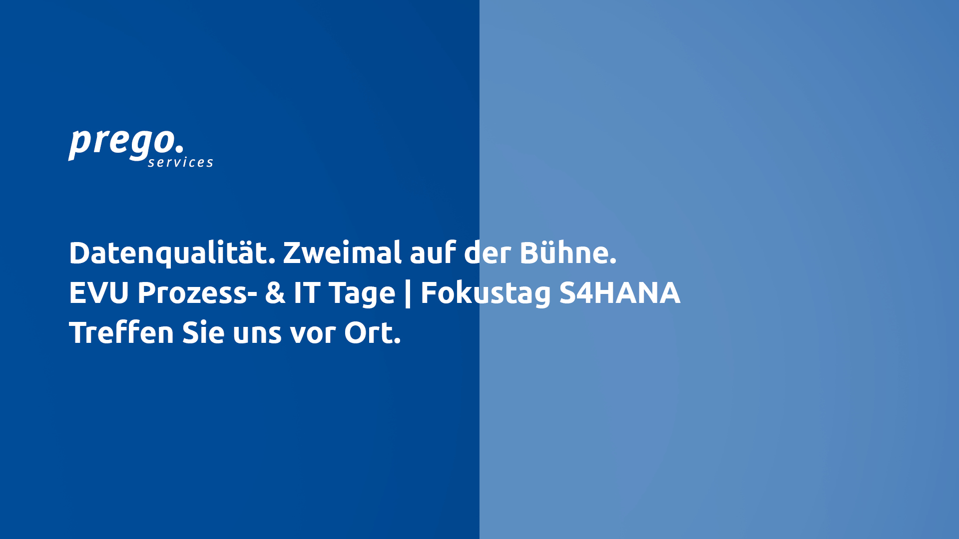 **Alt-Text:** Grafik zu den EVU Prozess- und IT Tagen mit dem Titel 