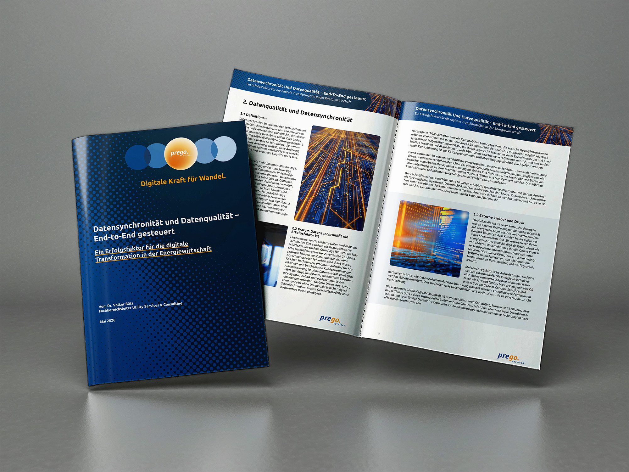 Datensynchronität und Datenqualität - End-to-End gesteuert 1 Ein Handbuch über Datensynchronität und Datenqualität mit grafischen Elementen und Text.
